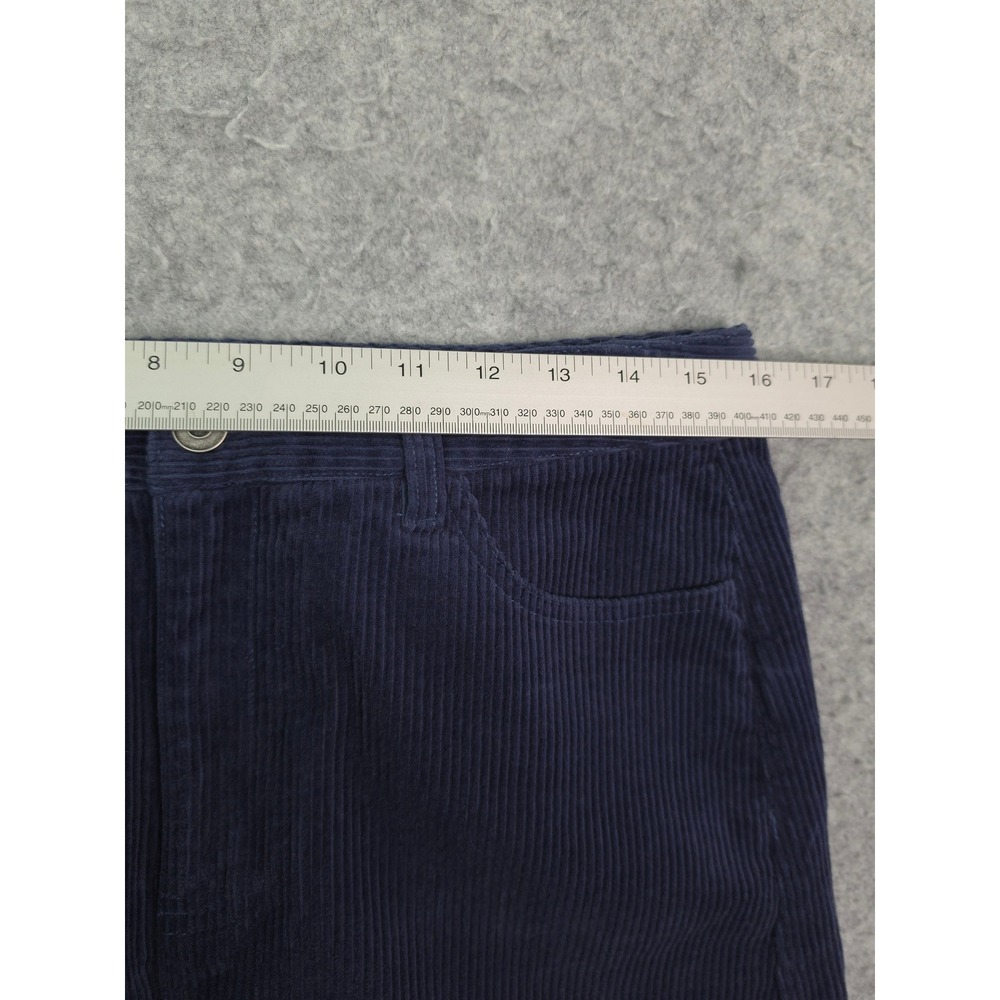 Alex Mill Corduroy Mini Skirt Women 8 Navy Blue Cotton Ribbed Casual Classic - Picture 5 of 6